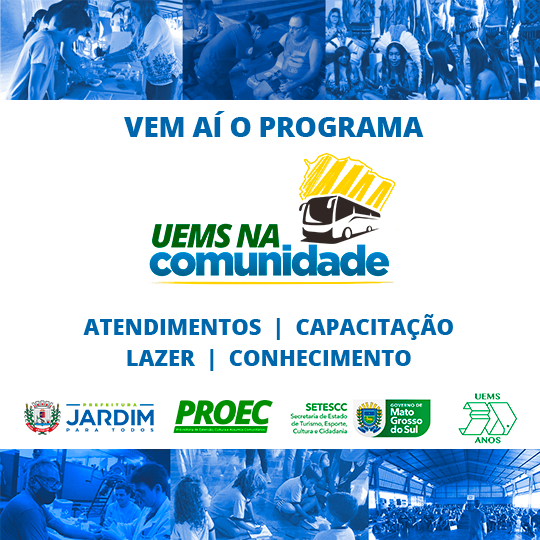 1ª edição do UEMS na Comunidade é realizado neste sábado (1) em Jardim