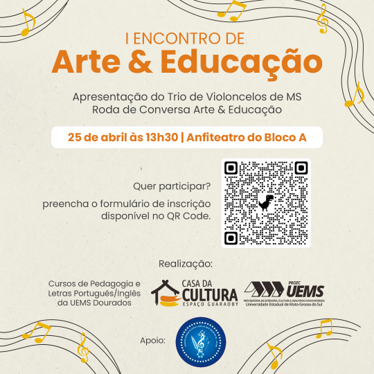 UEMS/Dourados: Confira a programação do I Encontro de Arte & Educação