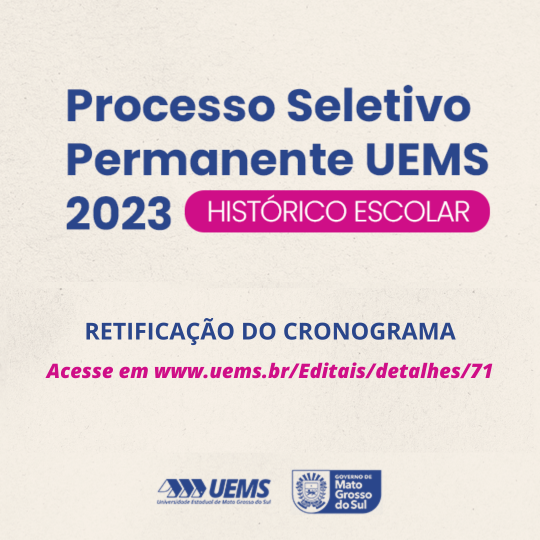 Confira o novo cronograma do PSP HISTÓRICO ESCOLAR 