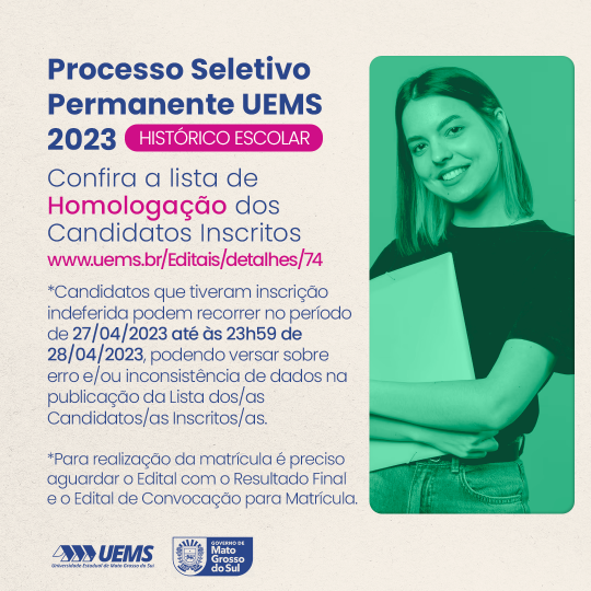 PSP HISTÓRICO ESCOLAR divulga a homologação da lista de inscritos