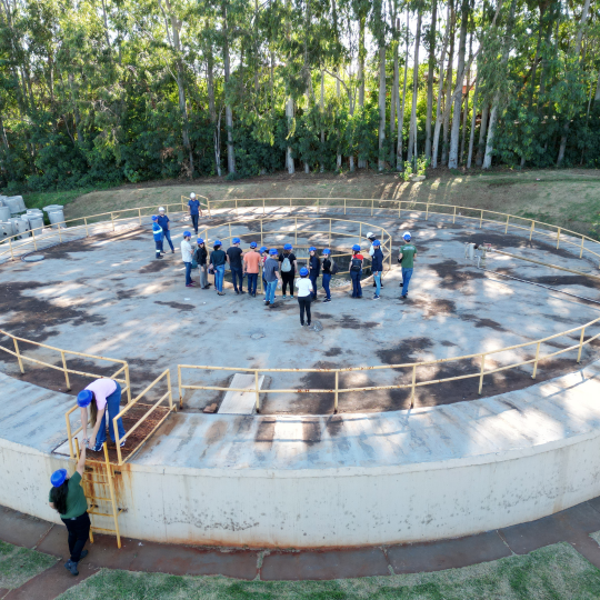 Acadêmicos de Engenharia Ambiental e Sanitária visitam Estações de Tratamento de Efluentes em Dourados (MS)
