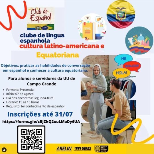 “Internacionalização em casa”, conheça as ações propostas pela Arelin para a comunidade UEMS