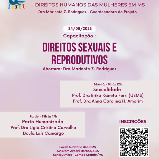 UEMS/CG: Projeto de Extensão quer ampliar as discussões sobre Direitos Sexuais e Reprodutivos das Mulheres