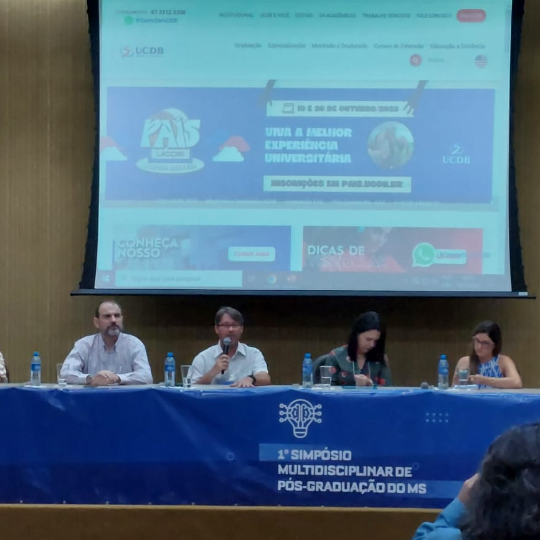 Docentes da UEMS/Cassilândia participam de Simpósio Multidisciplinar de Pós-graduação