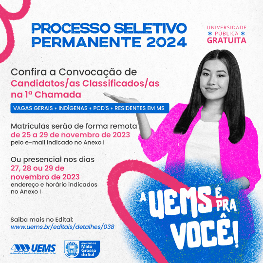 PSP/UEMS 2024 - Notas do ENEM: Confira o Edital de Matrícula!