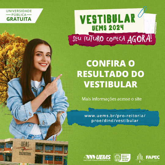 Vestibular UEMS 2024: Publicado Edital de Resultado Final e Classificação