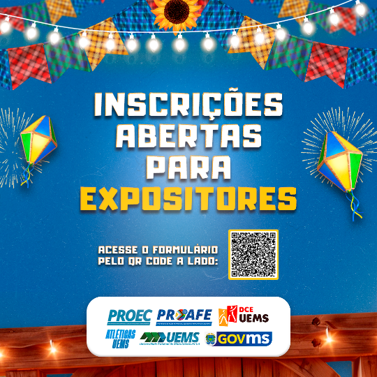 Arraiá UEMS/Dourados: Inscrições para Feira Multicultural vão até sexta-feira (16)
