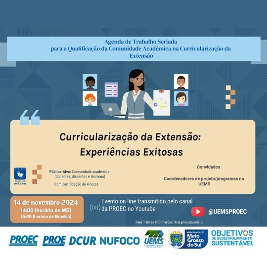 UEMS: Nova Oportunidade para a Qualificação da Comunidade Acadêmica na Curricularização da Extensão