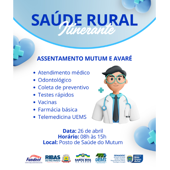 UEMS inicia atendimentos por telemedicina com foco em comunidades rurais de Ribas do Rio Pardo