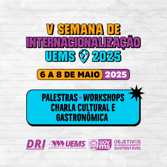 V Semana de Internacionalização terá palestras, workshop e gastronomia; confira a programação completa