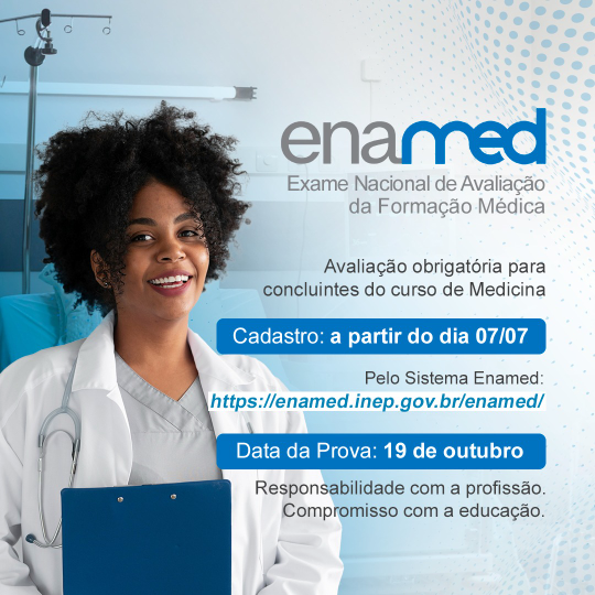 Aberto o período de cadastro para o Enamed 2025: UEMS orienta concluintes de Medicina