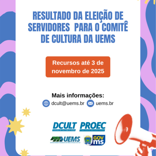 Novos membros do Comitê de Cultura da UEMS são definidos para gestão 2025-2027