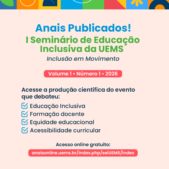 Divisão de Inclusão Educacional publica primeira edição dos Anais do Seminário de Educação Inclusiva