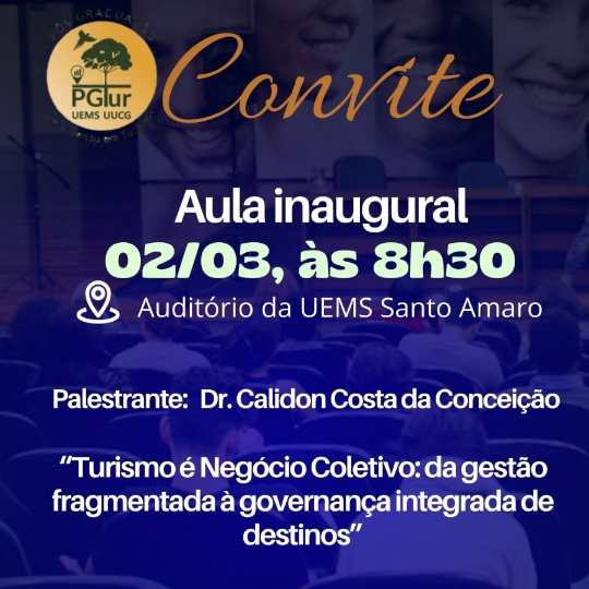UEMS Campo Grande promove aula inaugural de pós-graduação e lança livro sobre Turismo no MS