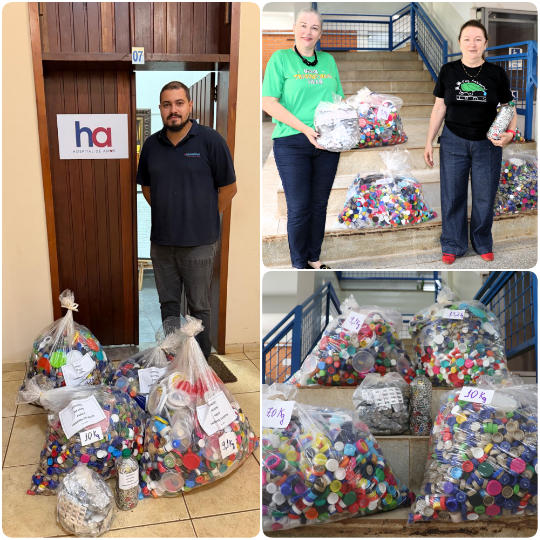 UEMS/Dourados realiza doação de materiais recicláveis arrecadados ao Hospital de Amor 