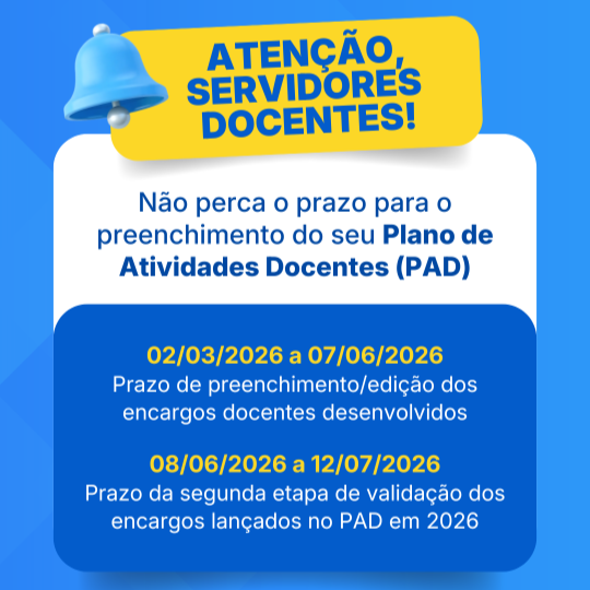 UEMS divulga prazos para o preenchimento e a validação do Plano de Atividades Docentes (PAD) 2026