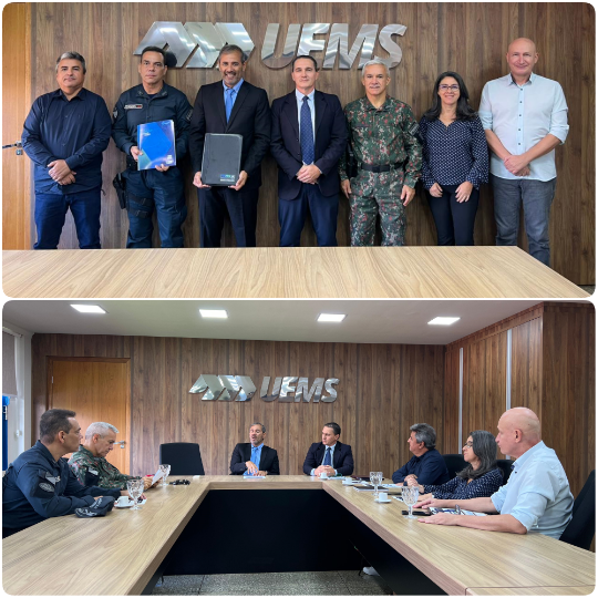 UEMS e Polícia Militar de Mato Grosso do Sul fortalecem parceria em Ensino, Pesquisa e Extensão